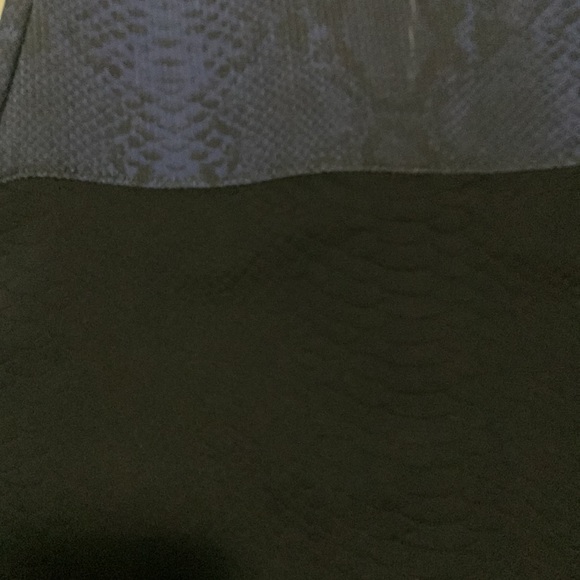 Christopher Kane Black and Navy Python Dress - Picture 7 of 11